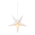 Markslöjd 706423 - Decoração de Natal ORION 1xE14/6W/230V, diâmetro 42 cm, branca