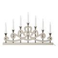 Markslöjd 706452 - Castiçal de Natal NIGHTFALL 7xE10/3W/230V bege/latão