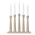 Markslöjd 706469 - Castiçal de Natal MASESKÄR 5xE10/3W/230V pinho/bege