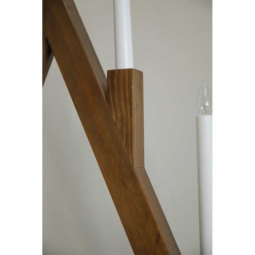 Markslöjd 706471 - Castiçal de Natal BJURFORS 5xE10/3W/230V pinho/castanho