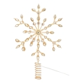 Markslöjd 706556 - LED Estrela para topo da árvore de Natal GLINA LED/2,16W/2xAA dourada