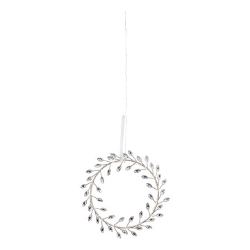 Markslöjd 706557 - Decoração de Natal LED ARIA LED/3,12W/2xAA prateada