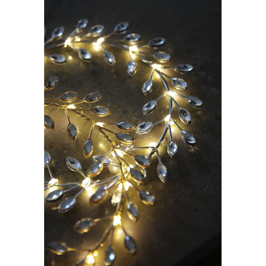 Markslöjd 706557 - Decoração de Natal LED ARIA LED/3,12W/2xAA prateada