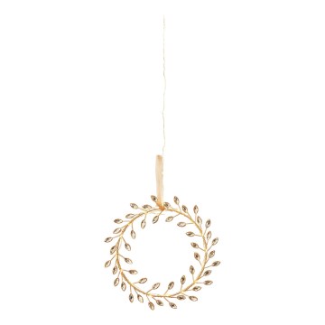 Markslöjd 706558 - Decoração de Natal LED ARIA LED/3,12W/2xAA dourada