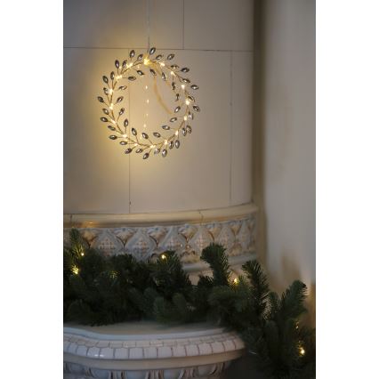 Markslöjd 706558 - Decoração de Natal LED ARIA LED/3,12W/2xAA dourada