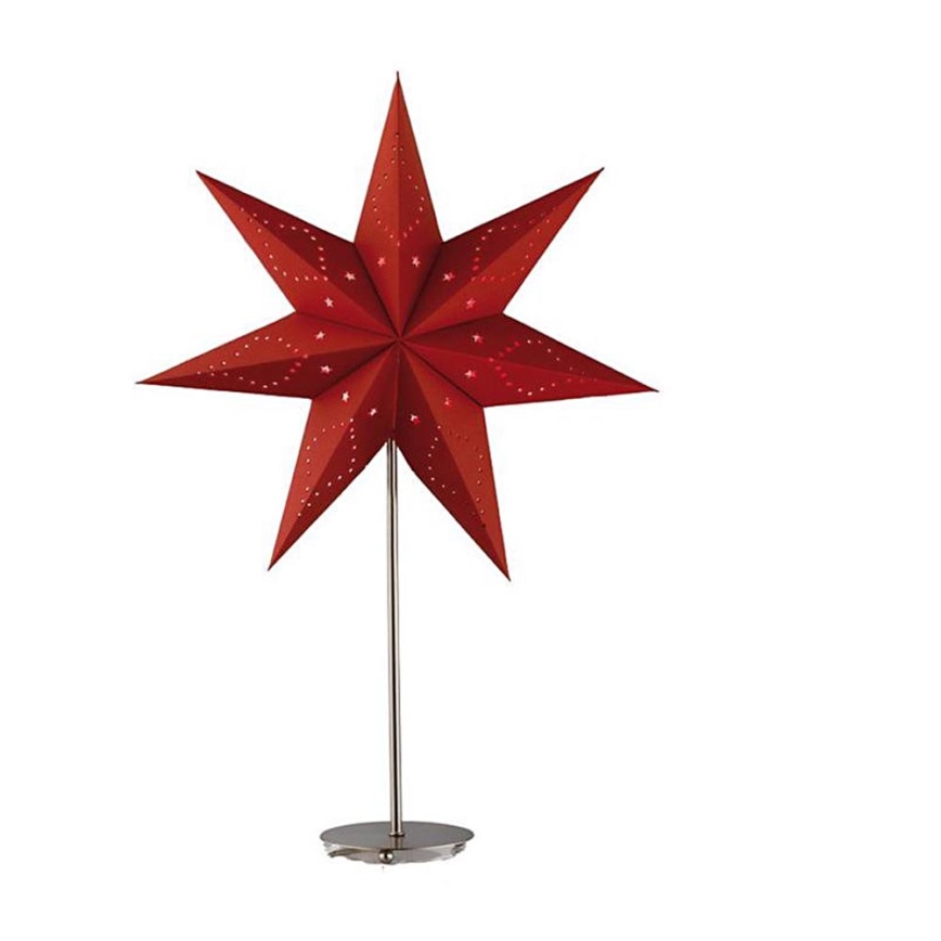 Markslöjd 8813,130 - Decoração de Natal SATURNUS 1xE14/25W/230V 69 cm vermelho