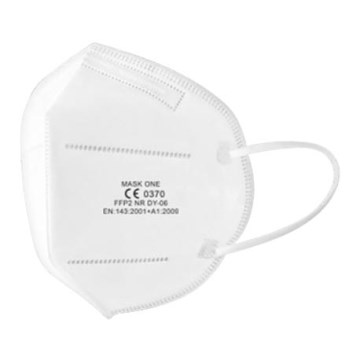 Mask One máscara FFP2 NR - CE 0370 branca 1pc tamanho de criança