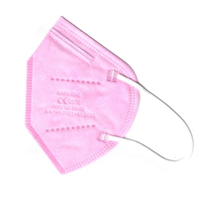 Mask One máscara infantil  FFP2 NR - CE 0370 rosa 50pcs