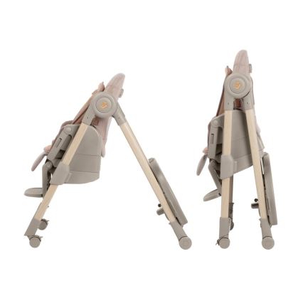 Maxi-Cosi - Cadeira de refeição para criança MINLA PLUS bege/rosa