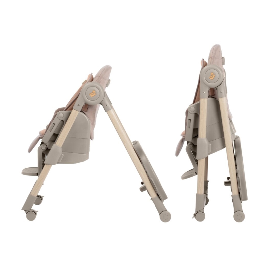 Maxi-Cosi - Cadeira de refeição para criança MINLA PLUS bege/rosa