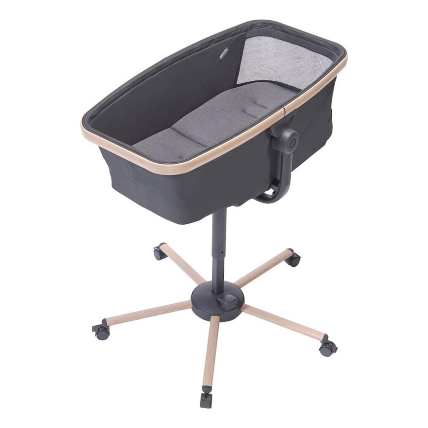 Maxi-Cosi - Cesta de bebé 3em1 ALBA cinzento