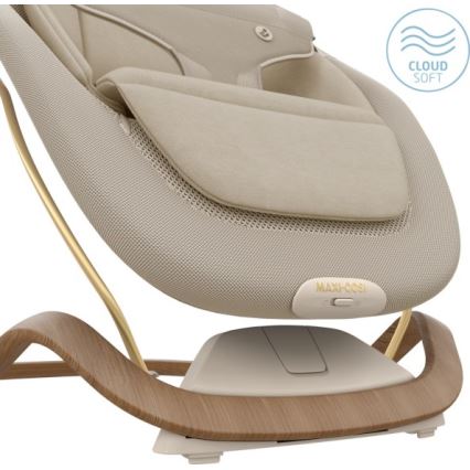 Maxi-Cosi - Espreguiçadeira vibratória para bebé DOVE PRO 3xAA bege