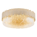 MAXLIGHT C0164 - Iluminação de teto TREND 15xE14/40W/230V diâmetro 60 cm dourado