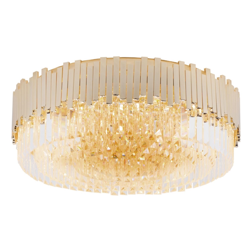 MAXLIGHT C0164 - Iluminação de teto TREND 15xE14/40W/230V diâmetro 60 cm dourado