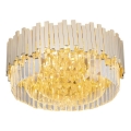 MAXLIGHT C0165 - Iluminação de teto TREND 8xE14/40W/230V diâmetro 45 cm dourado
