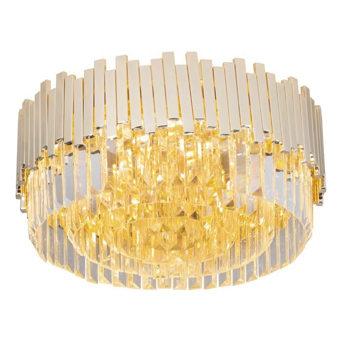 MAXLIGHT C0165 - Iluminação de teto TREND 8xE14/40W/230V diâmetro 45 cm dourado