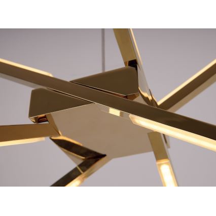 MAXLIGHT P0457 - Candeeiro suspenso LED ARANHA LED/33W/230V dourado