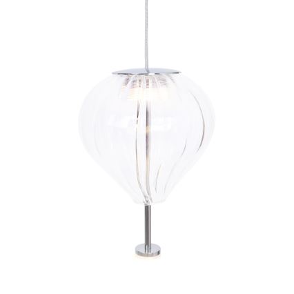 MAXLIGHT P0527 - Candeeiro suspenso LED PALLONCINI 2xLED/3W/230V diâmetro 12 cm transparente