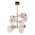 MAXLIGHT P0541 - Candeeiro suspenso LED ALLURE 14xLED/5W/230V diâmetro 60 cm dourado