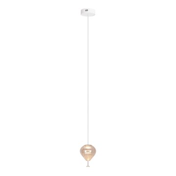 MAXLIGHT P0575 - Candeeiro suspenso LED PALLONCINI 2xLED/3W/230V diâmetro 12 cm bege