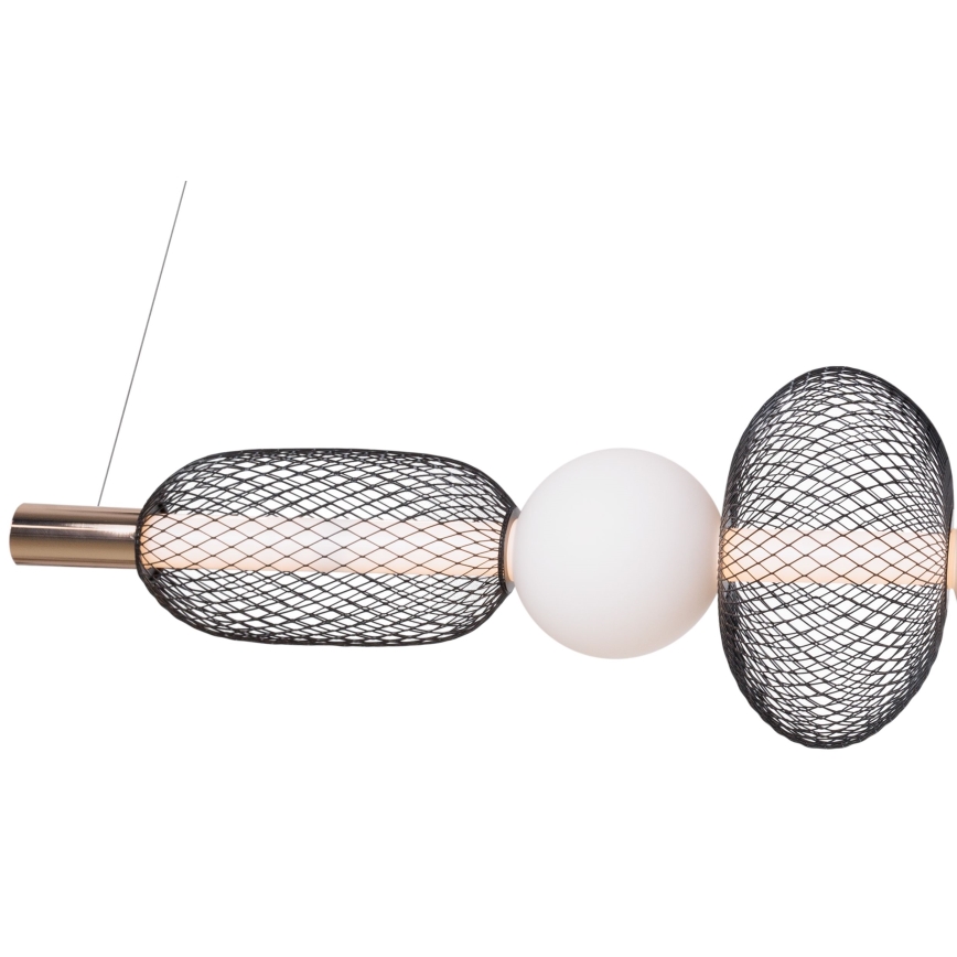 MAXLIGHT P0593 - Candeeiro suspenso LED BORA LED/29W/230V branco/preto