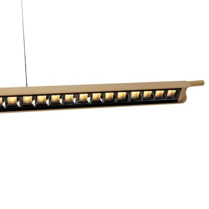 MAXLIGHT P0596 - Lustre LED dimerizável suspenso por cabo JO-JO LED/40W/230V 2700/4500/5500K dourado
