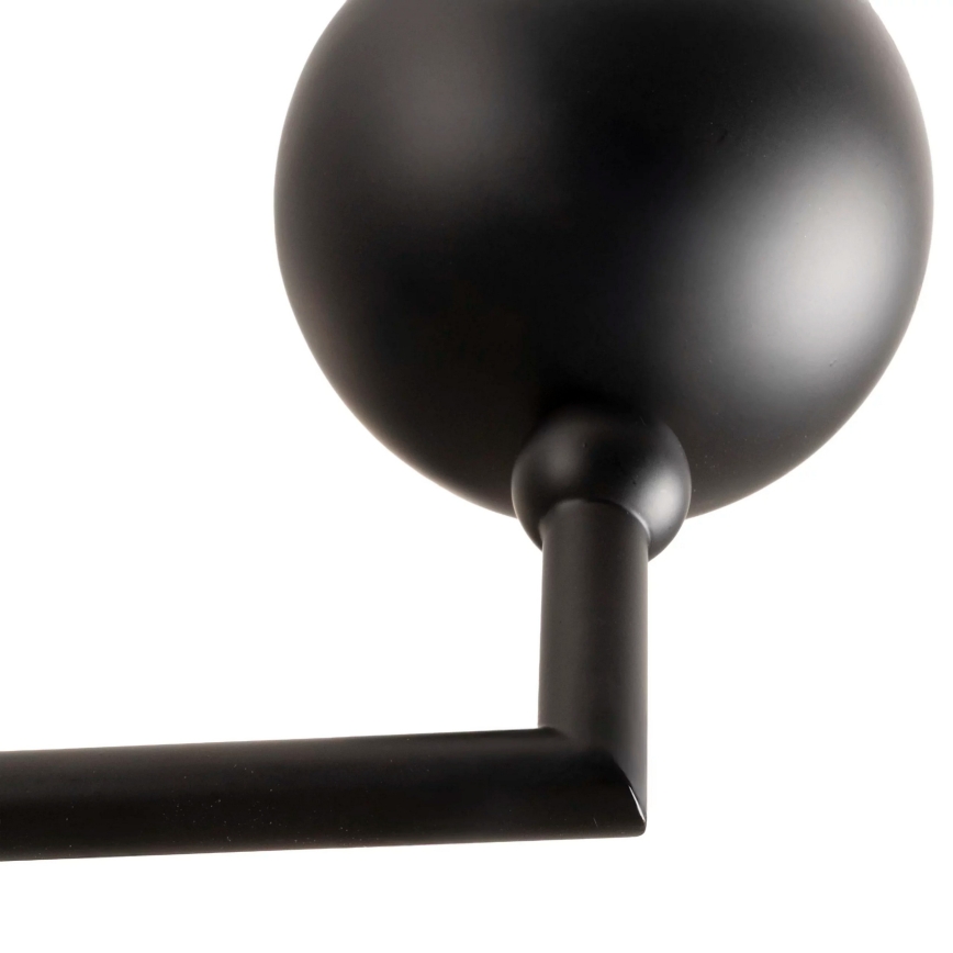 MAXLIGHT P0632 - Lustre suspenso com haste NOVA 7xG9/7W/230V diâmetro 70 cm preto