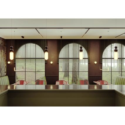 MAXLIGHT P0641 - Lustre suspenso em cabo NOVA 1xG9/12W/230V Ø 12 cm preto