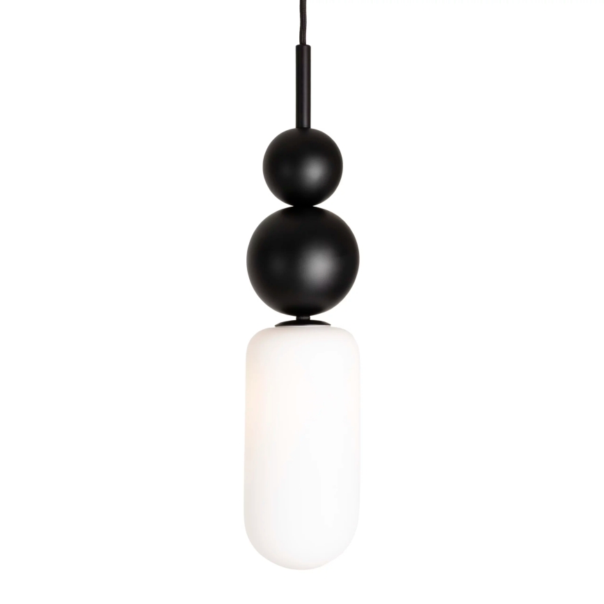 MAXLIGHT P0641 - Lustre suspenso em cabo NOVA 1xG9/12W/230V Ø 12 cm preto