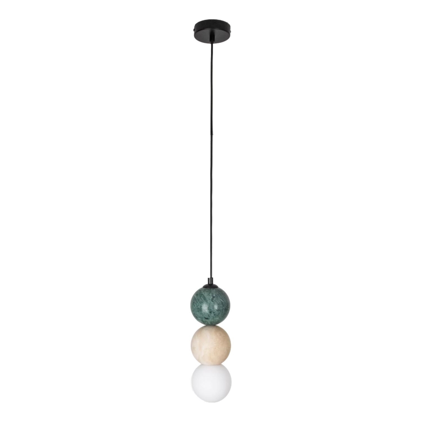 MAXLIGHT P0665 - Candeeiro pendente em cabo ALICE 1xG9/7W/230V Ø 10 cm preto