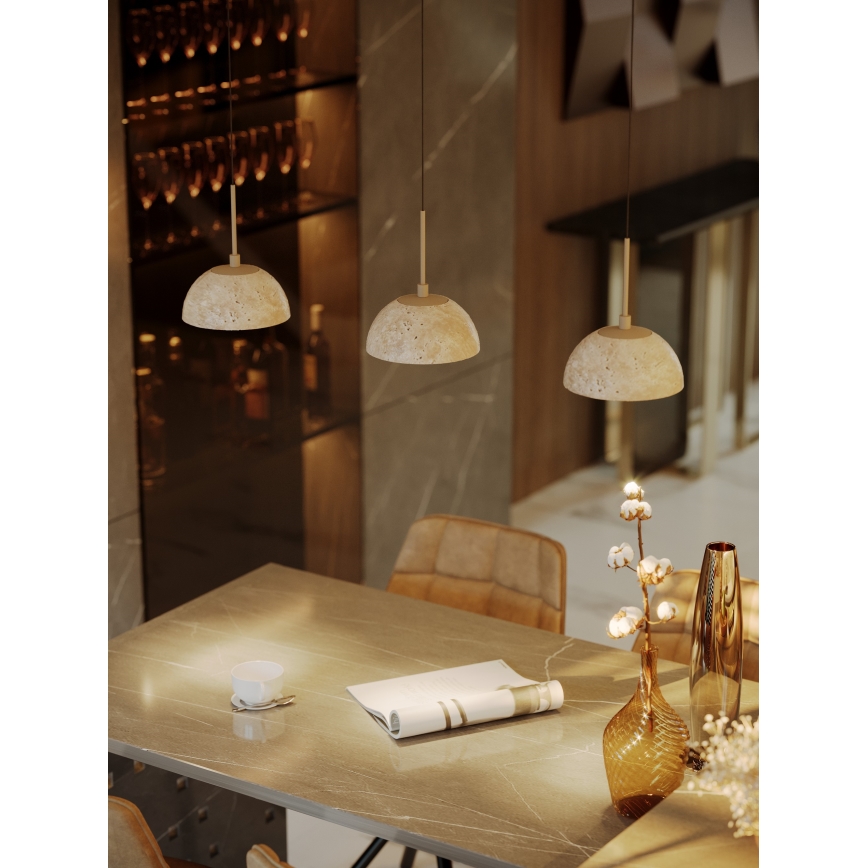 MAXLIGHT P0666 - Lustre LED suspenso por cabo CUCCINA LED/57W/230V Ø 15 cm bege