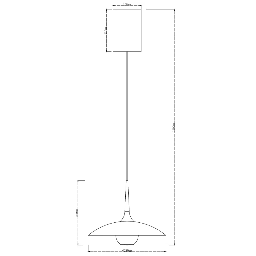 MAXLIGHT P0676 - Lustre LED suspenso por cabo MANUKA LED/12W/230V Ø 28 cm dourado/preto