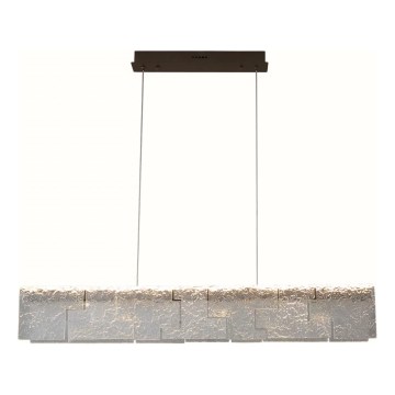 MAXLIGHT P0678 - LED Lustre suspenso por cabo EVEREST LED/55W/230V castanho