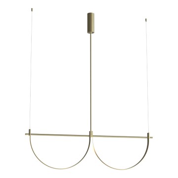 MAXLIGHT P0689 - Lustre LED suspenso por cabo VICTORIA LED/40W/230V CRI 90 dourado