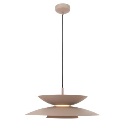 MAXLIGHT P0698 - Lustre LED suspenso por cabo MAYUMI LED/12W/230V diâmetro 50 cm CRI 96 bege