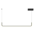 MAXLIGHT PO644 - Lustre LED URUS suspenso por cabo, LED/17W/230V, preto