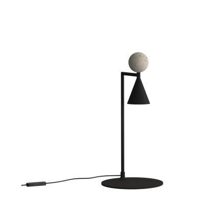 MAXLIGHT T0070 - Lâmpada de secretária LED BINGO LED/12W/230V CRI 92 preta/bege