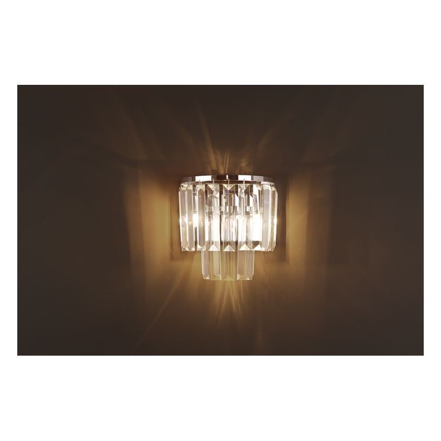 MAXLIGHT W0209 - Iluminação de parede MONACO 2xG9/40W/230V cromado brilhante