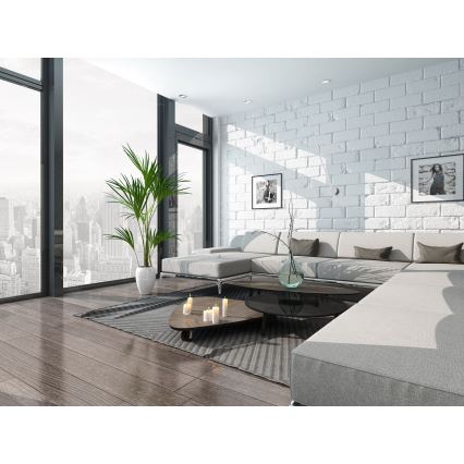 MAXLIGHT W0212 - Iluminação de parede exterior LED ARANHA LED/8,4W/230V IP44 branco