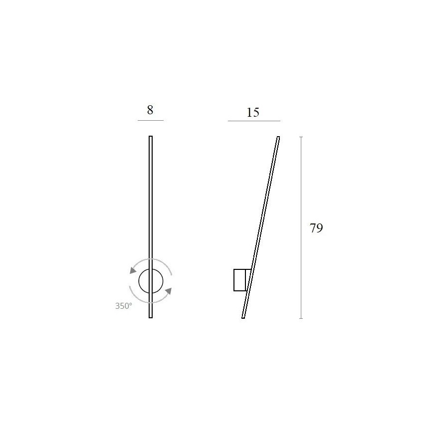 MAXLIGHT W0212 - Iluminação de parede exterior LED ARANHA LED/8,4W/230V IP44 branco