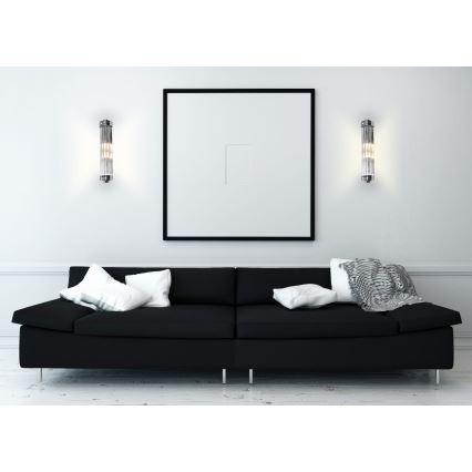 MAXLIGHT W0241 - Iluminação de parede FLORENCE 2xE14/40W/230V cromado brilhante