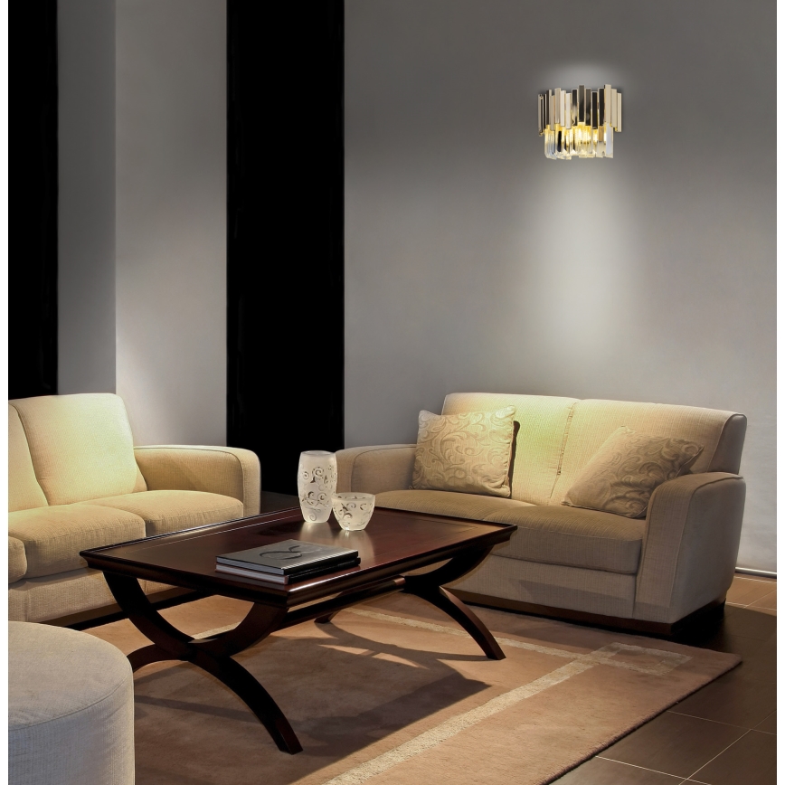 MAXLIGHT W0251 - Iluminação de parede TREND 3xG9/40W/230V dourado