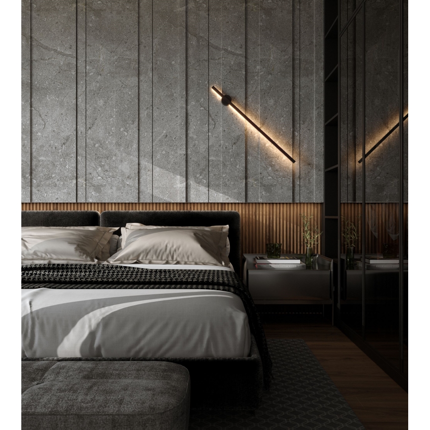 MAXLIGHT W0267 - Iluminação de parede exterior LED ARANHA LED/8,4W/230V IP44 preto