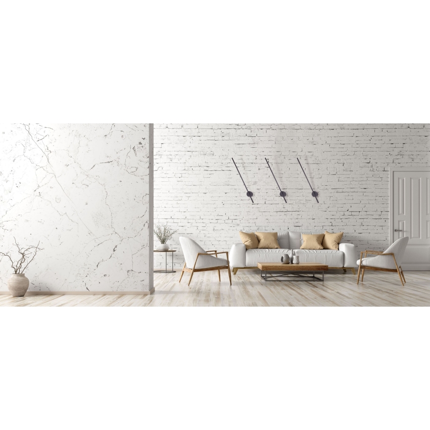 MAXLIGHT W0267 - Iluminação de parede exterior LED ARANHA LED/8,4W/230V IP44 preto