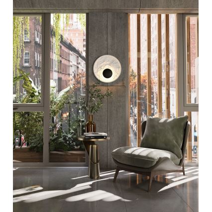 MAXLIGHT W0325 - Iluminação de parede LED OYAKA LED/5W/230V diâmetro 29 cm branco/preto