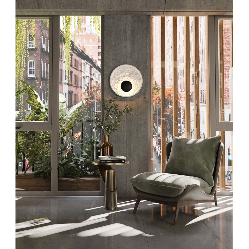 MAXLIGHT W0325 - Iluminação de parede LED OYAKA LED/5W/230V diâmetro 29 cm branco/preto