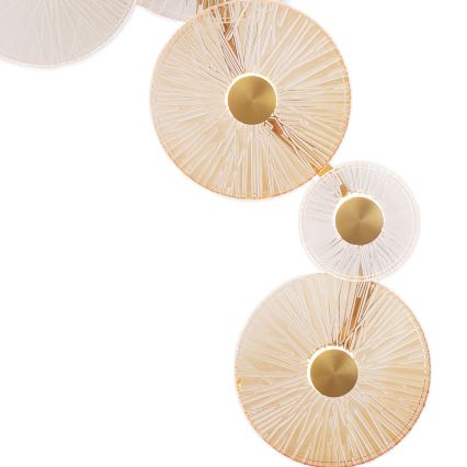 MAXLIGHT W0354 - Iluminação de parede LED ALLURE 10xLED/4,3W/230V dourado