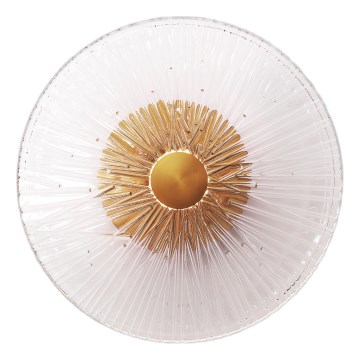 MAXLIGHT W0356 - Iluminação de parede LED ALLURE LED/5W/230V diâmetro 28 cm dourado/transparente