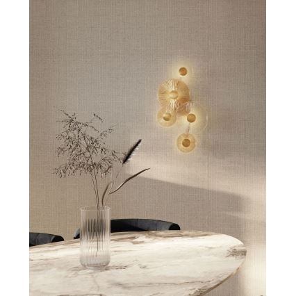 MAXLIGHT W0357 - Iluminação de parede LED ALLURE 5xLED/5W/230V dourado