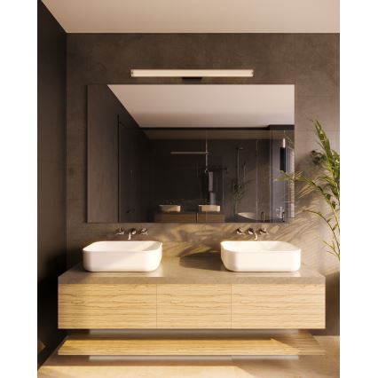 MAXLIGHT W0365 - Iluminação de parede para casa de banho LED FAYETTE LED/12W/230V 61 cm IP44 preto